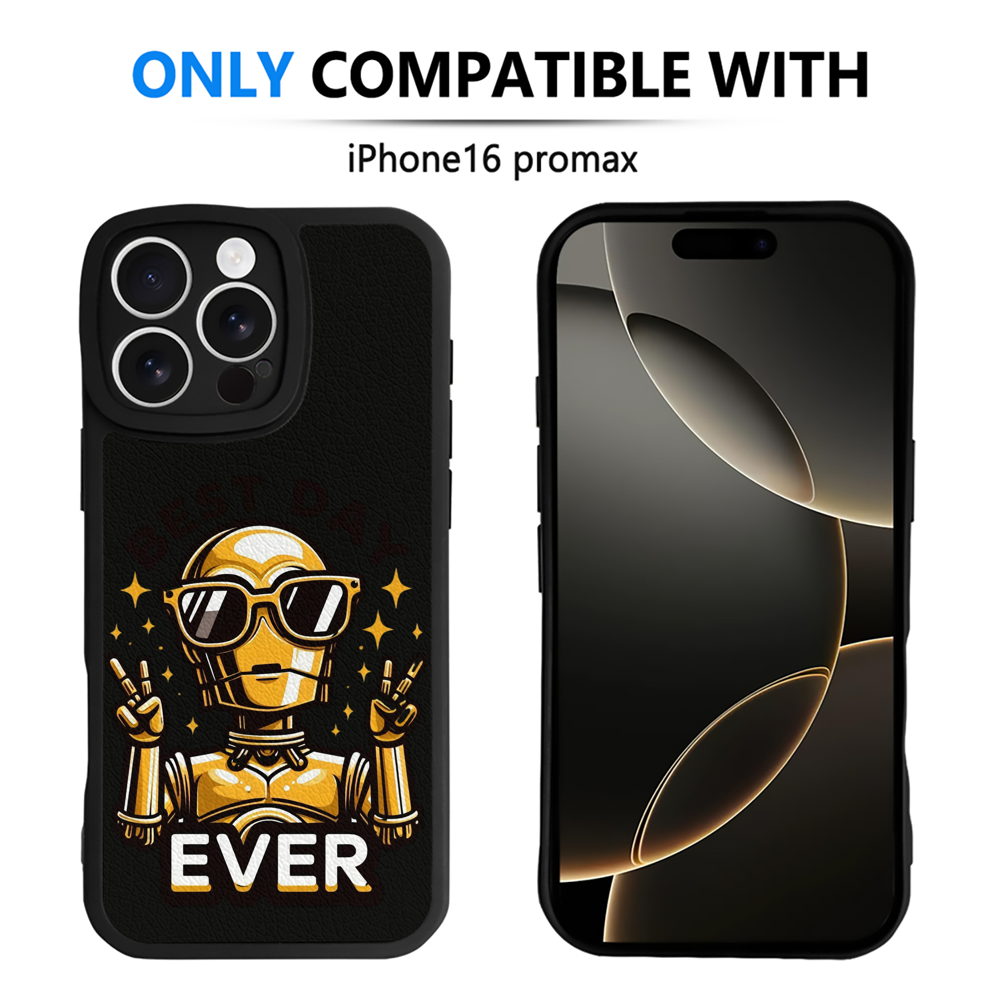 （画像用） スター・ウォーズ Star Wars 【iPhone 16シリーズ対応】シリコンスマホケース（レザー調） 材質：シリコン